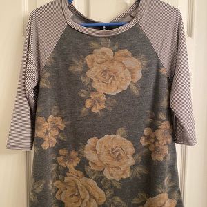 ✨ 3/$10 3/4 Sleeve Top